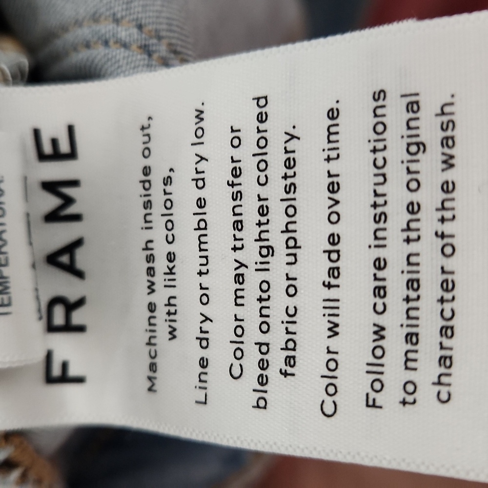 Frame Le Skinny de Jeanne Crop in Jerome Light Wash Size 25 - Picture 11 of 15